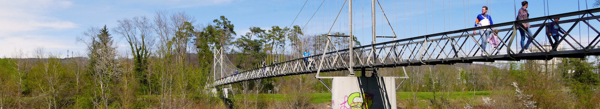 Ganggelisteg über die Thur