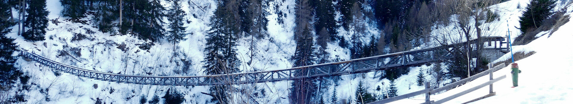 Holzhängebrücke Mutschnengia