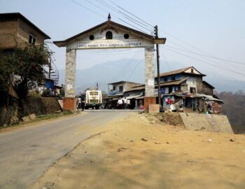 Wir erreichen den Lamjung District.