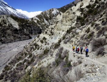 Auf dem Weg nach Khangsar.