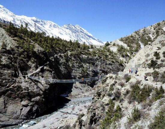 Auf dem Weg nach Khangsar.