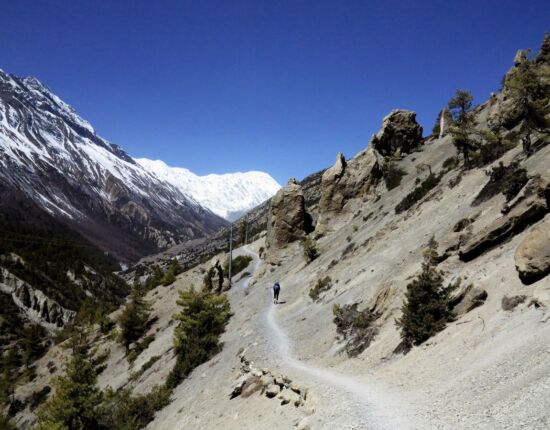 Auf dem Weg nach Khangsar.