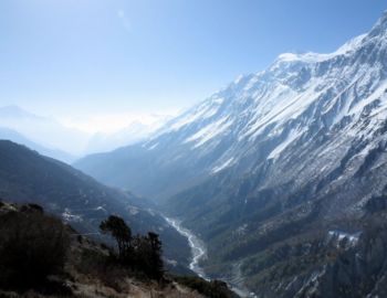 Blick zurück Richtung Osten.