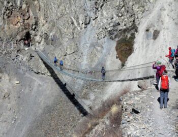 Auf dem Weg zum Tilicho-Base-Camp.