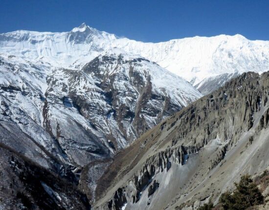 Rechts, den Hang müssen wir queren.