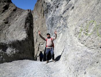 Ein erster steiler Anstieg ist geschafft.