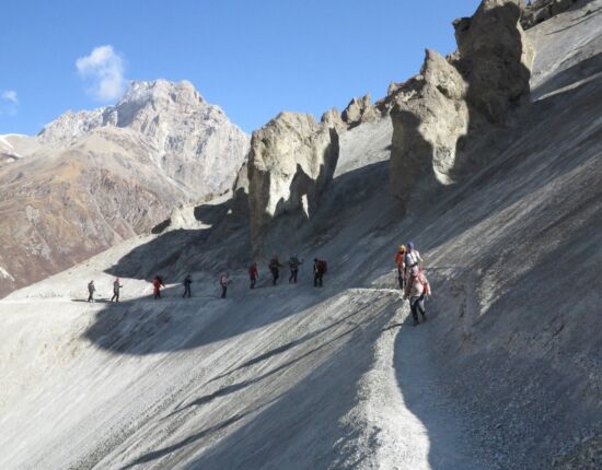 In der Landslide Area.