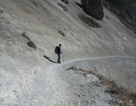 In der Landslide Area.