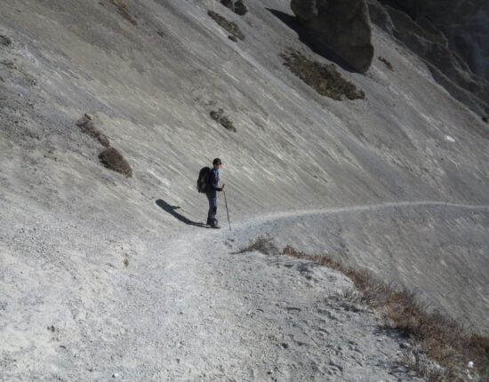 In der Landslide Area.