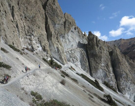 In der Landslide Area.