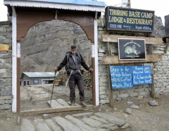 Unsere Lodge in Thorong Phedi.
