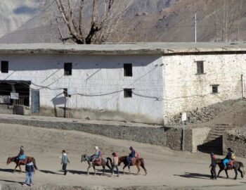 Zentrum von Muktinath.