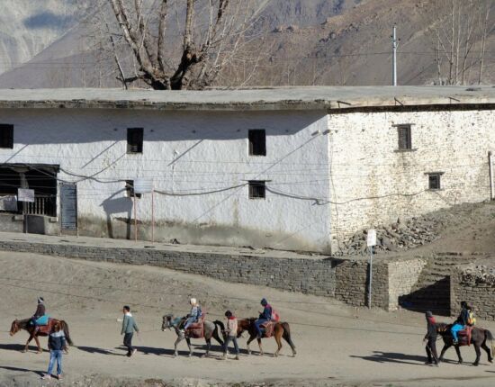 Zentrum von Muktinath.