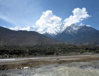 Flugplatz von Jomsom.