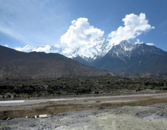 Flugplatz von Jomsom.