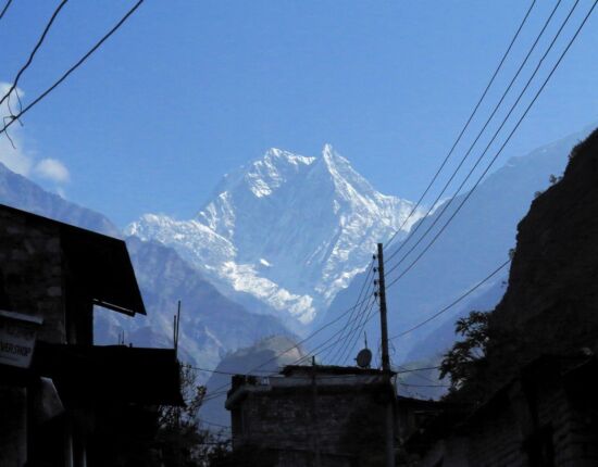 Gewaltiger Ausblick am Morgen.