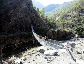 Wir verlassen das Kali-Gandaki-Tal.