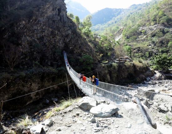 Wir verlassen das Kali-Gandaki-Tal.