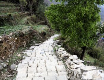 Auf dem Weg nach Sikha.