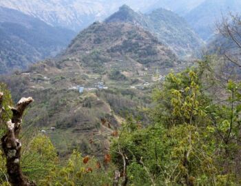 Aufstieg nach Ghorepani.