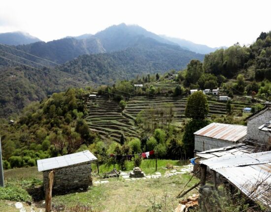 Aufstieg nach Ghorepani.