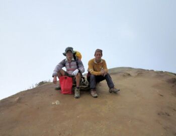 Unsere Guides am Deurali-Pass.