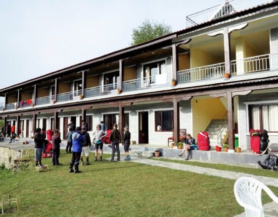 Unsere Lodge in Ghandruk.