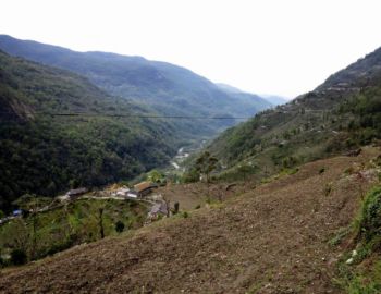 ... aber wir wandern nach Nayapul.