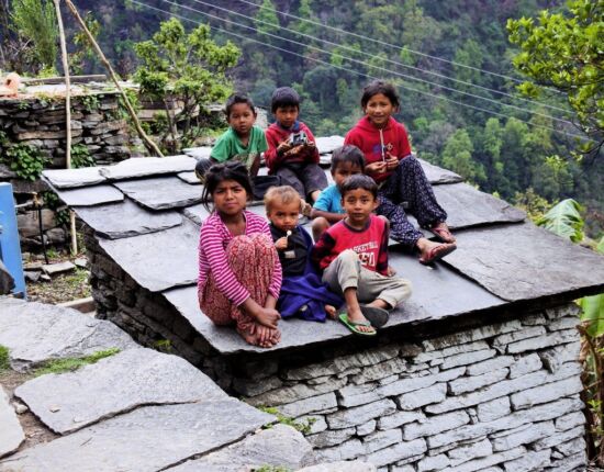Auf dem Weg nach Nayapul.