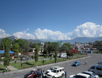 Flughafen von Pokhara.