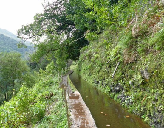 Levada da Central da Ribeira da Janela.
