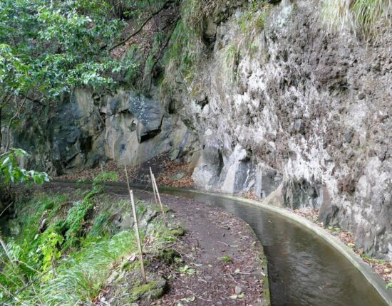 Levada da Central da Ribeira da Janela.