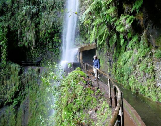 Levada da Central da Ribeira da Janela.