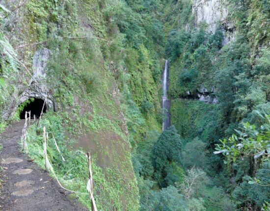 Levada da Central da Ribeira da Janela.