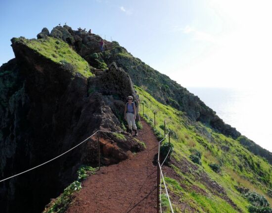 Ponta de São Lourenço - Aufstieg zum Morro do Furado.