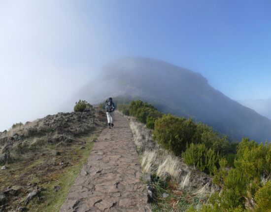Aufstieg zum Pico Ruivo.