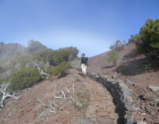 Abstieg zur Achada do Teixeira.