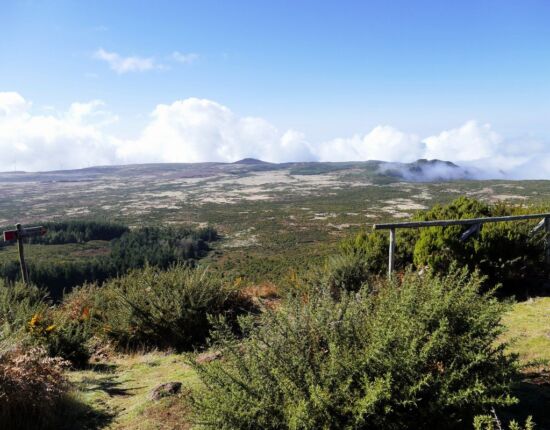 Blick über die Hochebene.