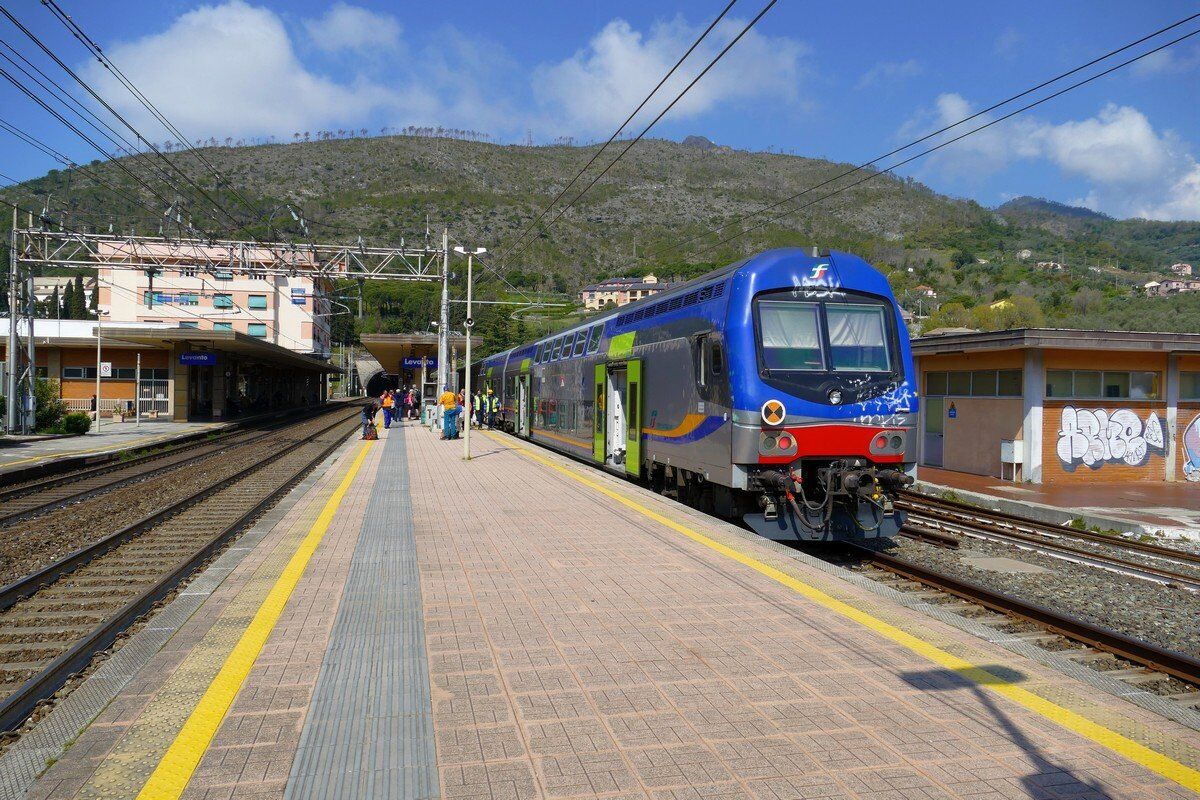 Bahnhof von Levanto.