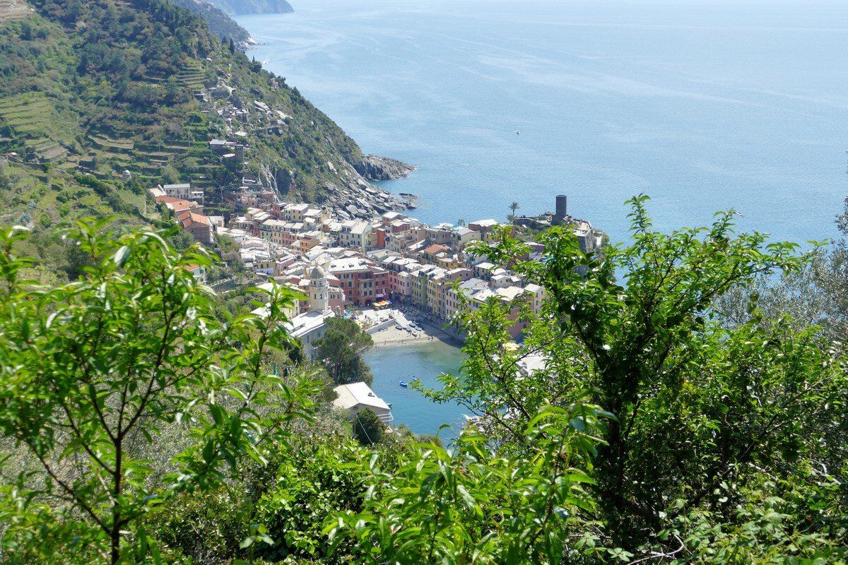 Blick auf Vernazza.
