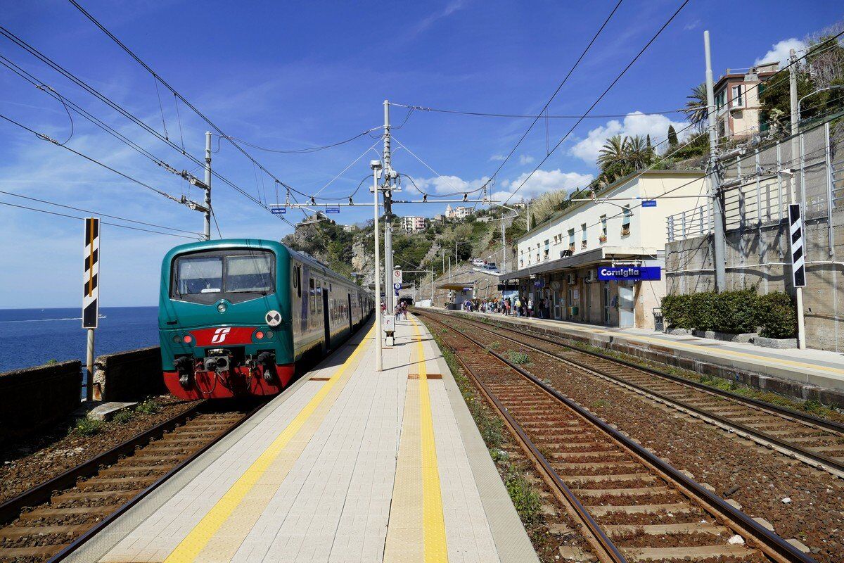 Bahnhof von Corniglia.