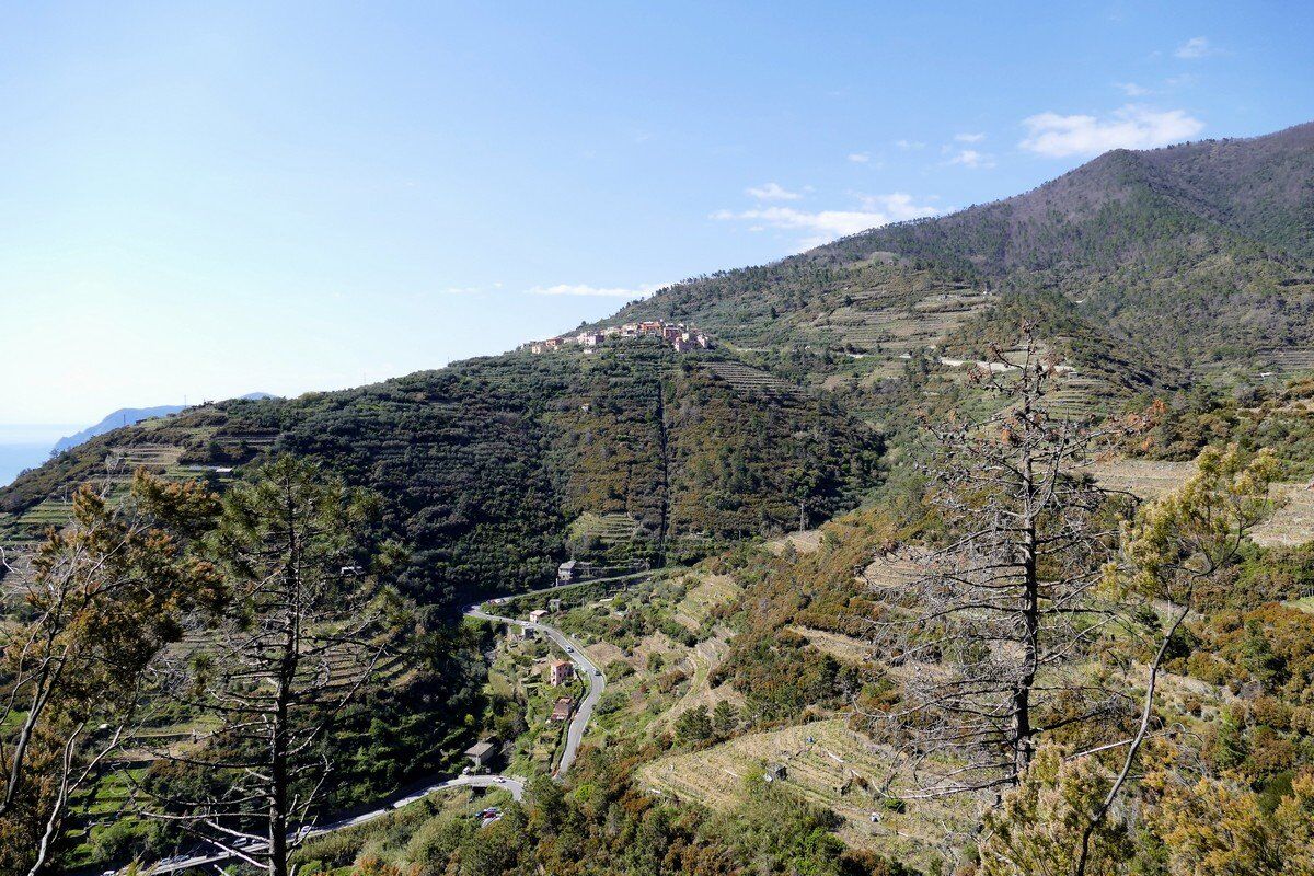 Blick zurück nach Volastra.