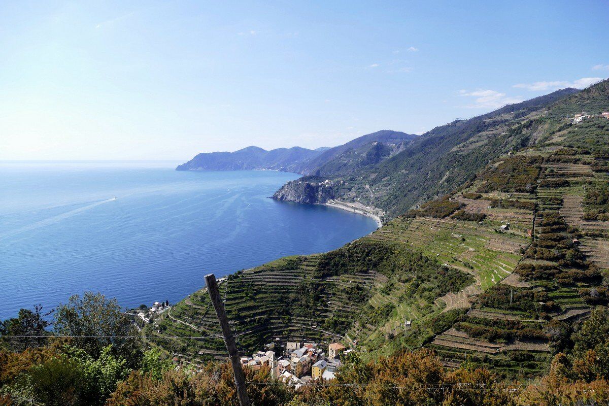 Blick über die Küste.