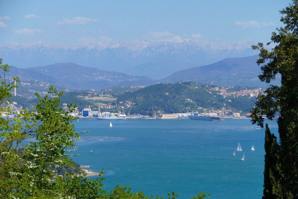 Blick nach La Spezia.