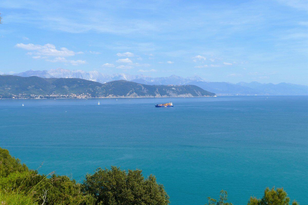 Küste südlich von La Spezia.