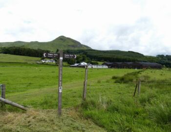 Im Tal Strath Blane mit der Glengoyne Distillery.
