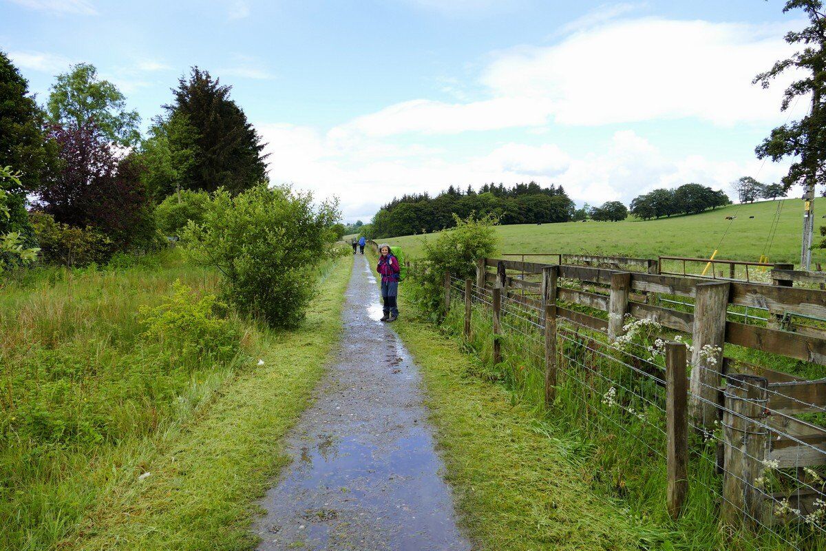 Auf der Trasse der ehemaligen Blane-Valley-Bahn.