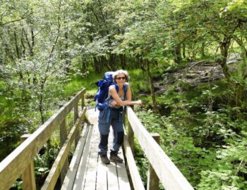 Brücke über den Burn of Mar.