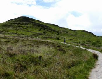 Aufstieg zum Conic Hill.