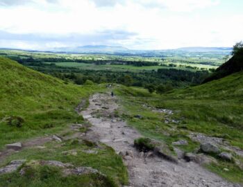 Abstieg vom Conic Hill.